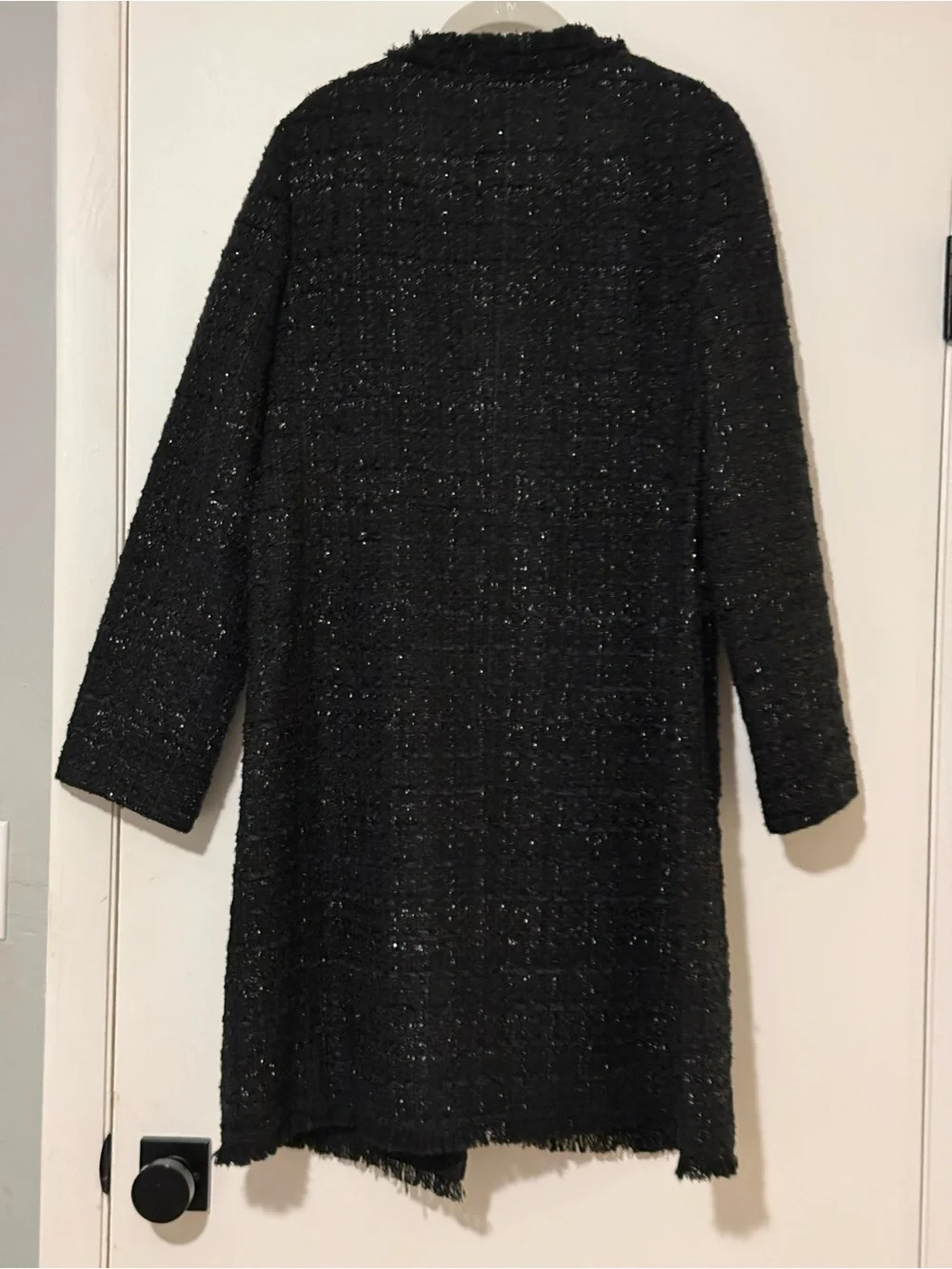 Kate Spade New York Dashing Beauty sparkle tweed coat size 10 EUC